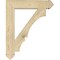 Ekena Millwork Balboa Arts & Crafts Rough Sawn Bracket, Douglas Fir, 6"W x 34"D x 42"H BKT06X34X42BOA03RDF - alternate 2